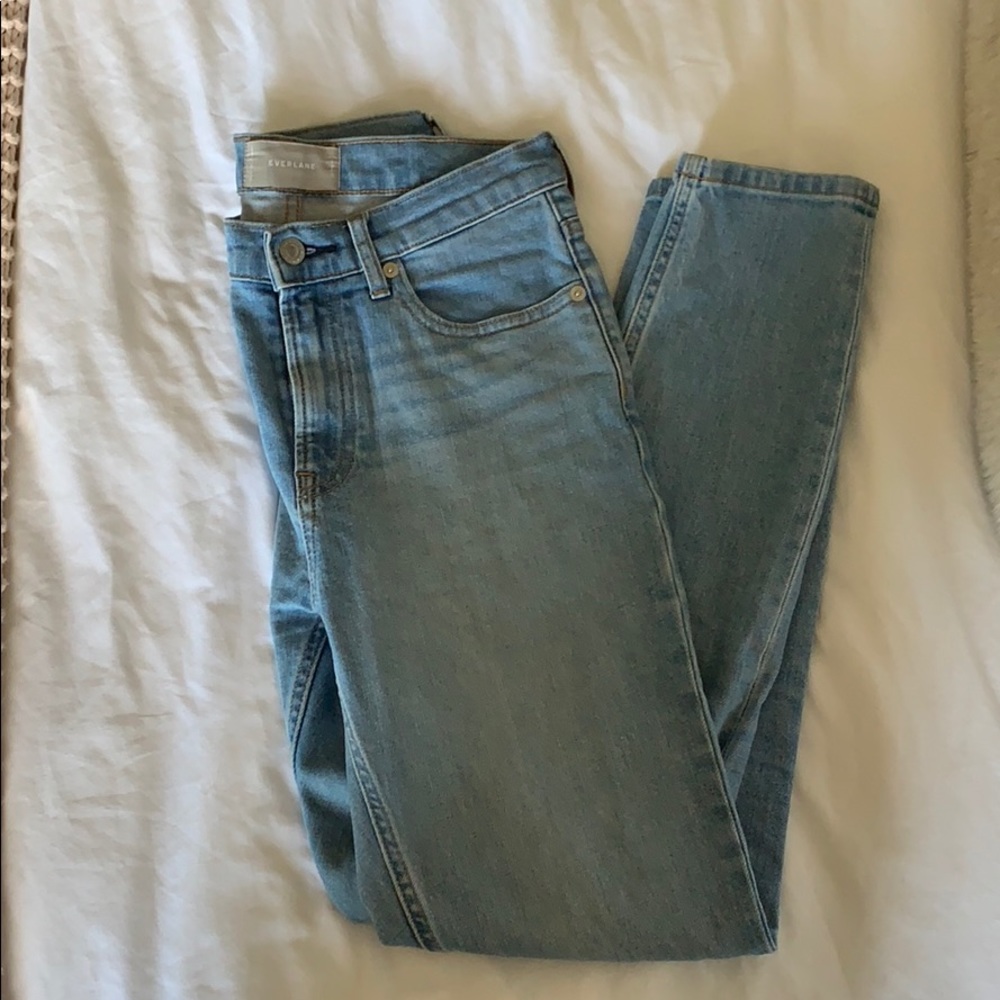 Barely worn Everlane jeans in light wash